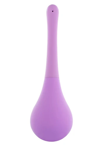 Фиолетовый анальный душ SQUEEZE CLEAN