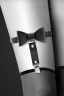 Подвязка с чёрным бантиком GARTER WITH BOW