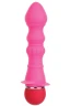 Розовый вибромассажер для анальной стимуляции PURRFECT SILICONE ANAL VIBRATOR PINK - 12,7 см.