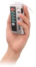 Чёрный электростимулятор с проводящей насадкой E-Stim Butt Plug - 8 см.