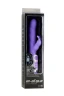 Фиолетовый вибратор с клиторальным стимулятором INSTYLE DUO VIBRATOR 5.5INCH - 14 см.
