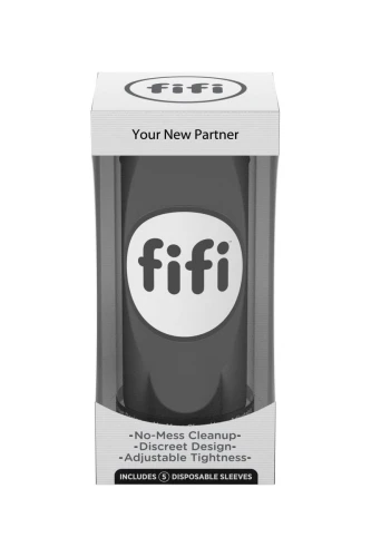 Чёрный нереалистичный мастурбатор FIFI MALE