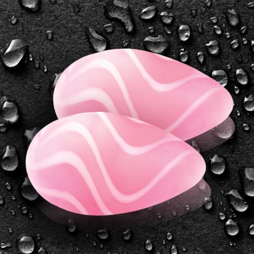 Розовые стеклянные вагинальные шарики CRYSTAL KEGEL EGGS