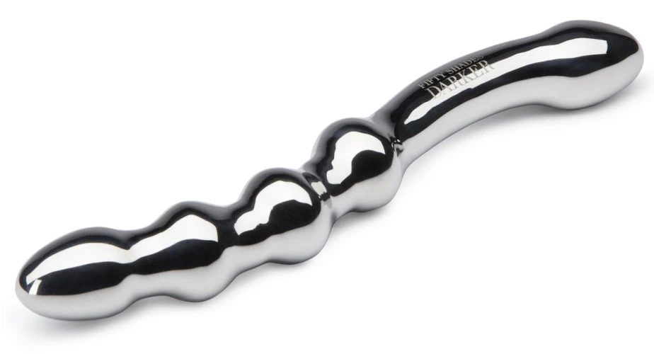 Изогнутый стимулятор G-точки Deliciously Deep Steel G-Spot Wand - 25,4 см.