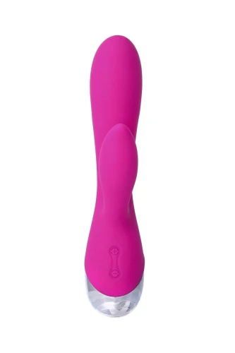 Розовый перезаряжаемый вибратор Erotist - 19 см.