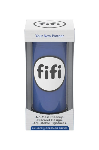 Синий нереалистичный мастурбатор FIFI MALE
