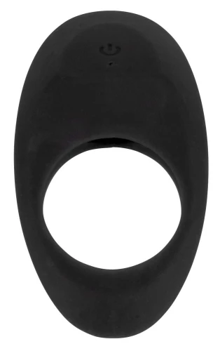 Чёрное эрекционное виброкольцо Lust Vibrating Cock Ring