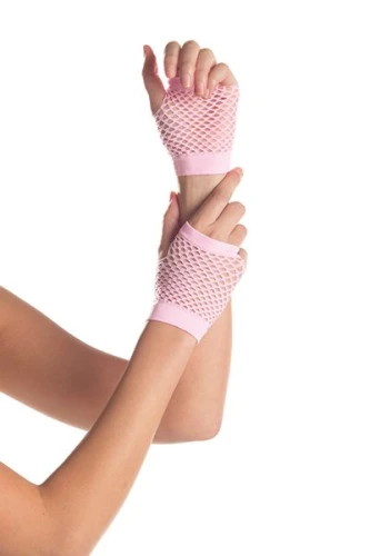 Короткие перчатки Fishnet Gloves