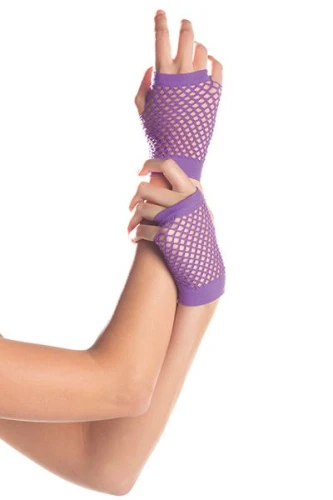 Короткие перчатки Fishnet Gloves