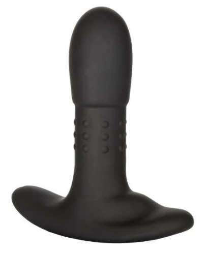 Чёрный массажер простаты Eclipse Beaded Probe - 12,75 см.