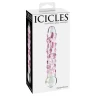Стеклянный фаллоимитатор ICICLES № 7 - 17,8 см.
