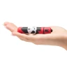 Красная вибропуля с принтом MINI BULLET VIBRATOR ACE