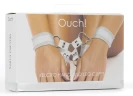 Белый комплект оков Velcro hand and leg cuffs