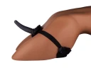 Страпон с 2 насадками и вибрацией UniStrap - 19 и 12 см.