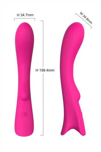 Стимулятор G-точки S-HANDE Tops с 7 режимами вибрации - 19,9 см.