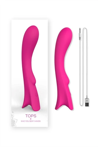 Стимулятор G-точки S-HANDE Tops с 7 режимами вибрации - 19,9 см.