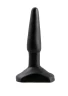 Чёрный анальный стимулятор Small Anal Plug - 12 см.