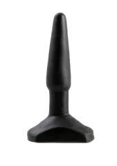 Чёрный анальный стимулятор Small Anal Plug - 12 см.