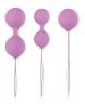 Набор розовых вагинальных шариков Luxe O' Weighted Kegel Balls