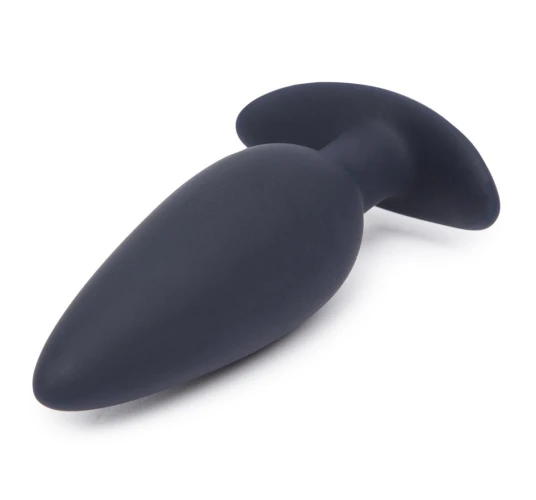 Тёмно-синий анальный плаг Primal Attraction Jiggle Butt Plug - 12,2 см.