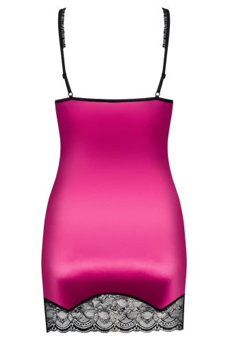 Сорочка с чёрным кружевом Roseberry