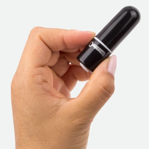 Чёрная перезаряжаемая вибропуля CHARGED VOOOM REMOTE CONTROL BULLET