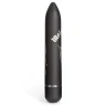 Чёрный вибратор с принтом Motorhead Ace of Spades 7 Function Power Vibrator - 18 см.