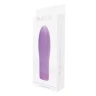 Фиолетовый вибратор SWEET PUSSY IN SILICONE - 13,5 см.