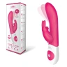 Розовый вибратор The Come Hither Rabbit XL с "манящим" эффектом