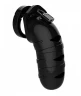 Чёрный мужской пояс верности Model 05 Chastity 5.5" Cock Cage