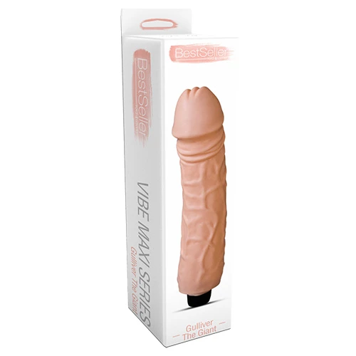 Большой реалистичный вибратор REALISTIC VIBE MAXI GULLIVER THE GIANT - 32,5 см.