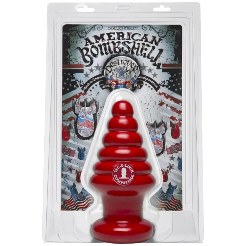 Красный анальный плаг Destroyer Cherry Bomb - 22,9 см.