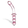 Анально-вагинальный фаллос из стекла Purple Pacifier, 20 см