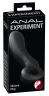 Чёрный анальный стимулятор Anal Experiment - 11 см.