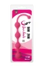 Розовая анальная цепочка SEE YOU FOUR BEADS ANAL - 24 см.