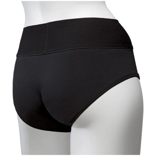 Трусики-брифы с плугом Vac-U-Lock Panty Harness with Plug Briefs - L/XL