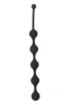 Чёрная анальная цепочка SEE YOU FIVE BEADS ANAL - 28,1 см.