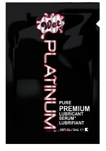 Гель-лубрикант на силиконовой основе Wet Platinum - 2 мл.