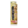 Чёрный вибромассажер Coco Love Bunny - 21 см.