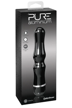 Вибромассажер BLACK LARGE - 18,4 см.