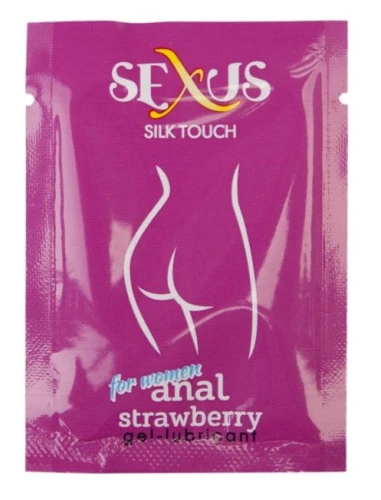 Набор из 50 пробников анальной гель-смазки Silk Touch Strawberry Anal по 6 мл. каждый