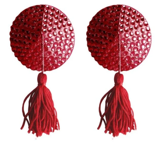 Красные круглые пестисы Nipple Tassels Round