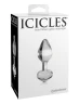 Анальная пробка из стекла Icicles No. 44 - 8,3 см.
