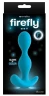 Голубая анальная пробка с двумя звеньями Ace II Plug - 10,2 см.