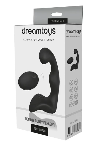 Чёрный вибромассажер простаты REMOTE BOOTY PLEASER