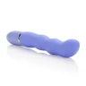 Голубой гнущийся вибратор 10-Function Silicone Pleasure Bendie Wavy G's - 17,8 см.