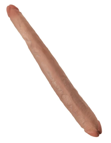 Двусторонний кофейный дилдо 16" Tapered Double Dildo - 40,6 см.