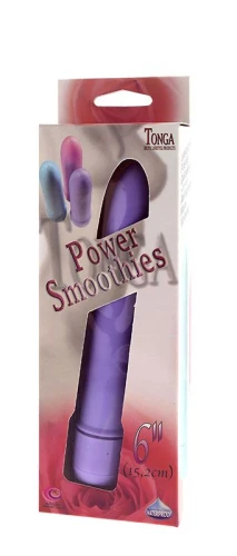 Классический фиолетовый вибратор CERAMITEX POWER SMOOTHIES - 15,2 см.
