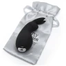 Чёрный клиторальный стимулятор Greedy Girl Clitoral Rabbit Vibrator