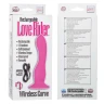 Розовый вибратор-насадка на присоске Rechargeable Love Rider Wireless Curve - 16,5 см.